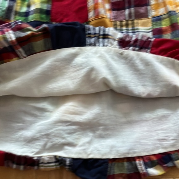 Y2K Preppy patchwork plaid bubble hem skirt! Vintage American Eagle 2/4 - Picture 7 of 11